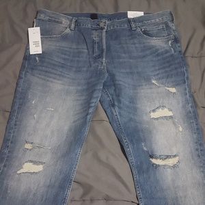 New H&M Mens Ripped Jeans